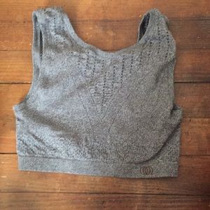 Grey yoga bra  never used comfortable fabric